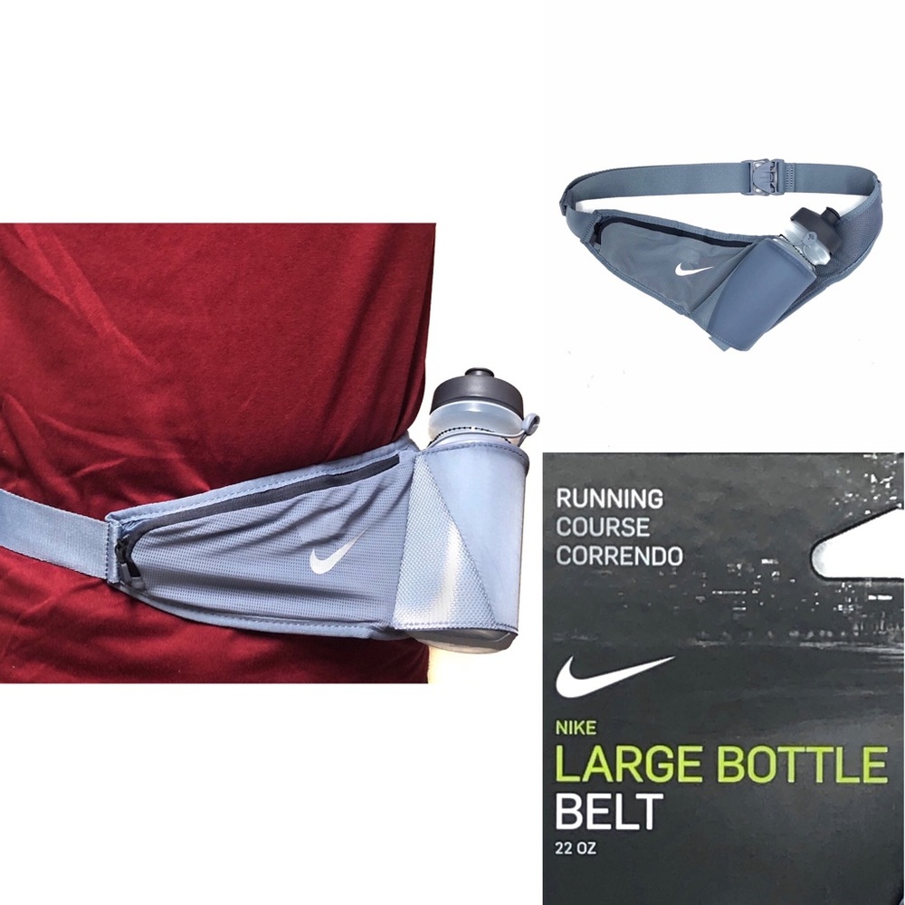 NIKE running belt w/ large bottle exercise workout